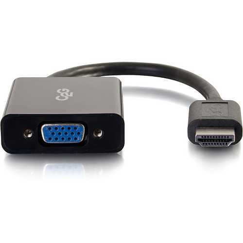 C2G CG41350 HDMI Male to VGA Female Adapter Converter Dongle, Black