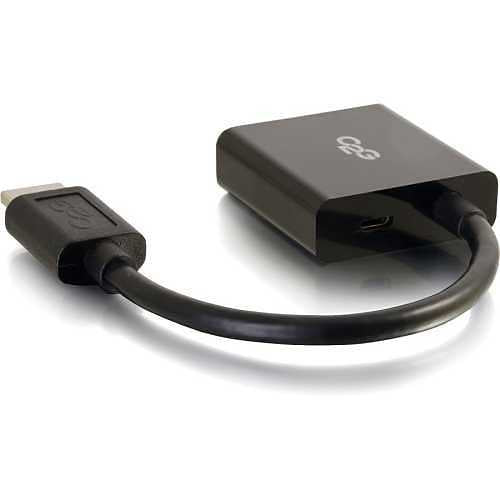 C2G CG41350 HDMI Male to VGA Female Adapter Converter Dongle, Black