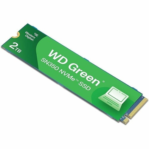 WD WDS200T3G0C Green SN350 Solid State Drive, 2TB, PCIe NVMe