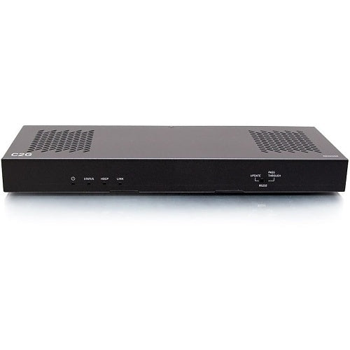 C2G C2G30024 HDMI HDBaseT USB-B and RS232 over Cat Extender Single Gang Wall Plate Transmitter to Box Receiver, 4K 60Hz, Commercial