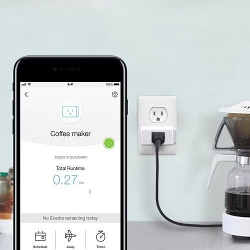 TP-Link HS103P2 Kasa Smart Wi-Fi Plug Mini 2-Pack with Voice Control and Scheduling, White