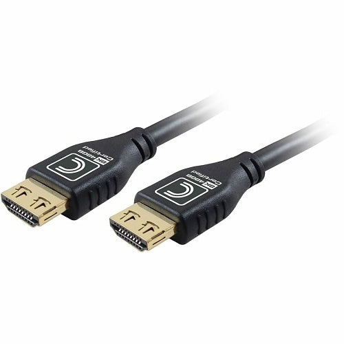 Comprehensive MHD48G-6PROBLK 6\' MicroFlex Pro AV/IT Integrator Series Certified Ultra High Speed 8K 48G HDMI Cable with ProGrip, Jet Black