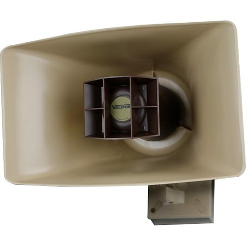 Valcom V-1038 One-Way High-Efficiency Built-in 30W Horn, Beige