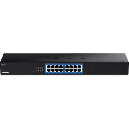 TRENDnet TEG-S17 16-Port Gigabit Switch RJ-45, Rack Mountable