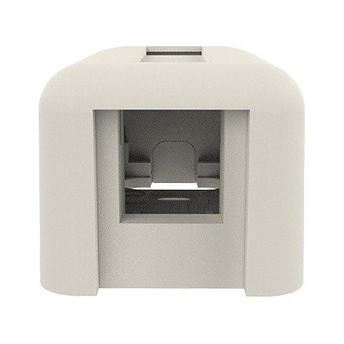 Ortronics KSSMB1 1-Port Keystone Plastic Surface Mount Box, Fog White
