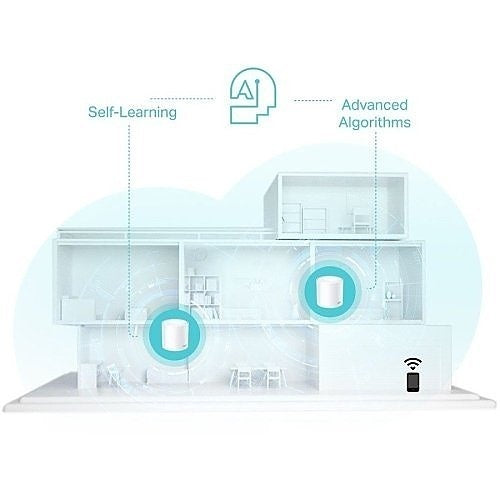 TP-Link DECO X50(3-PACK) AX3000 Whole Home Mesh Wi-Fi System, 3-Pack