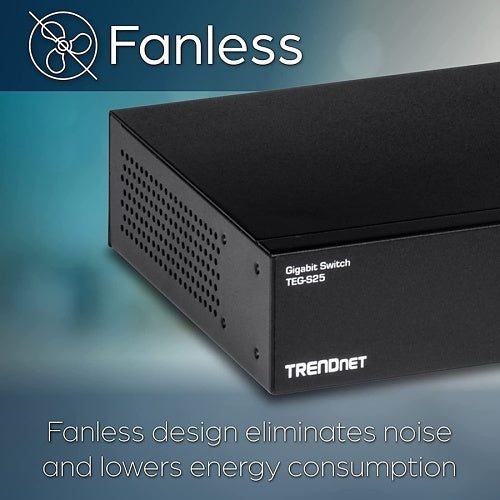 TRENDnet TEG-S25 24-Port Gigabit Rack Mountable Switch, RJ-45