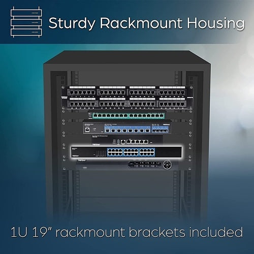 TRENDnet TEG-S25 24-Port Gigabit Rack Mountable Switch, RJ-45
