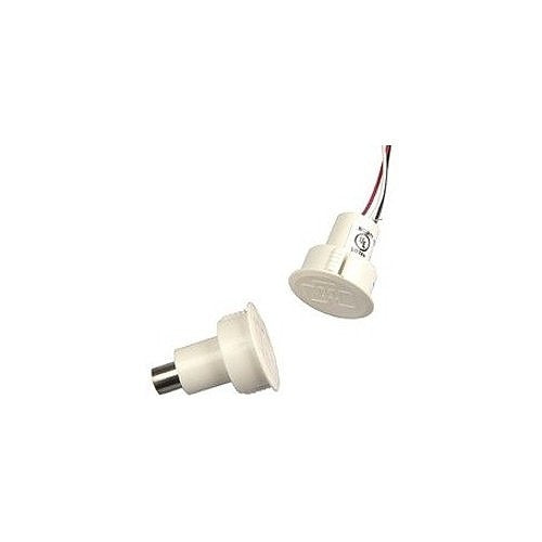 Edwards Signaling 1076-M Recessed Steel Door Magnetic Contact with Wire Leads, 1\\" Diameter, SPDT, 1/2\\" Gap Size, Single Pole-Double Throw, Brown