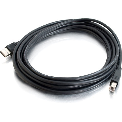 C2G CG28102 USB 2.0 Male to USB Male Cable, 6.6\' (2m), Black