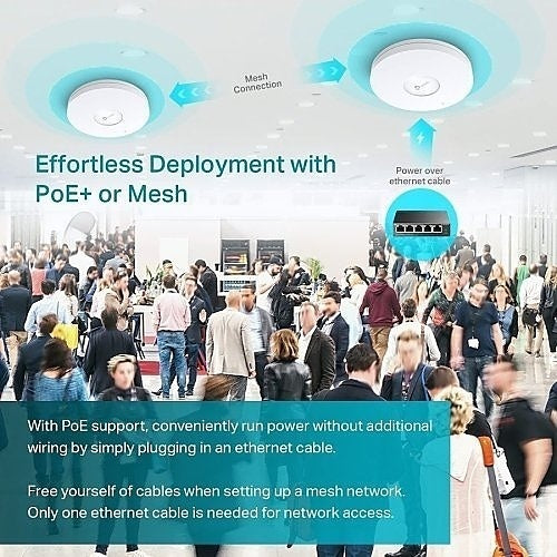 TP-Link EAP670 Omada AX5400 Wi-Fi 6 Multi-Gigabit Wi-Fi Access Point, Ceiling Mount