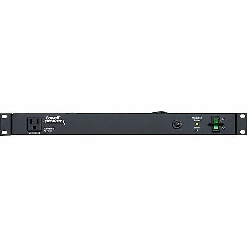Lowell ACR-1509-S 19\\" 15A AC Power Distribution Panel with (9) NEMA 5-15R Receptacles and Basic Surge Protection