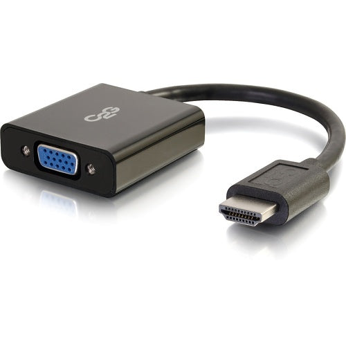 C2G CG41350 HDMI Male to VGA Female Adapter Converter Dongle, Black