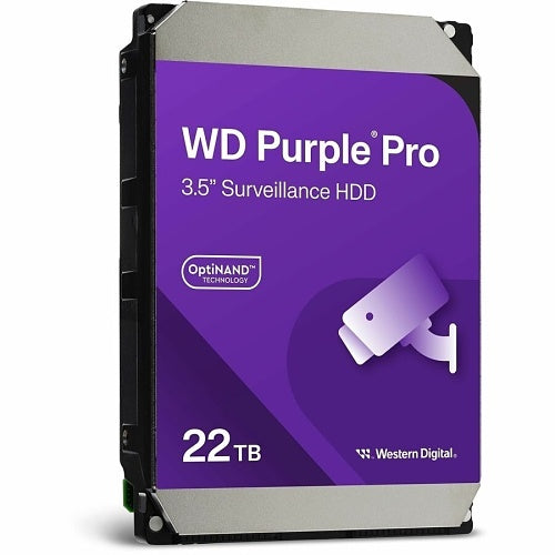 WD WD221PURP Purple Pro Series 22TB 3.5\\" SATA Surveillance Hard Drive