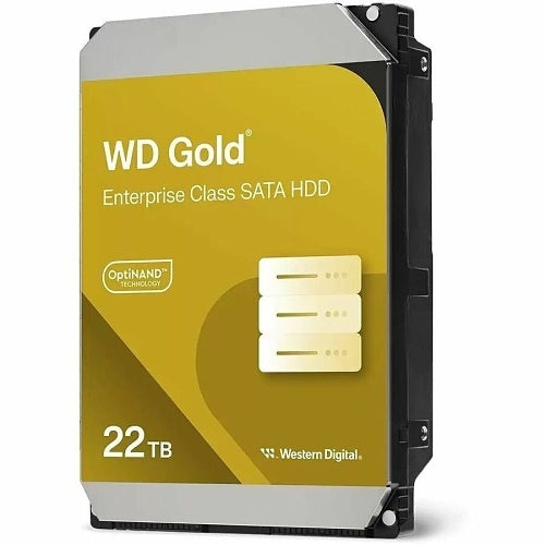 WD WD221KRYZ Gold Datacenter HDD, 22 TB, 7200 RPM, SATA