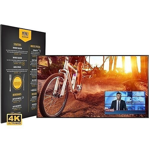 Planar URP65 65\\" 4K Edge-Lit LED Landscape/Portrait Display with 4-HDMI Inputs and VGA, 500 nits