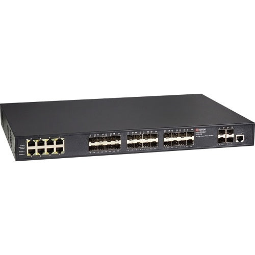 Vigitron Vi35136 MaxiiNet 36-Port L2 /L3 Lite Managed Hybrid Ethernet CAT Fiber/Copper Core Network Switch