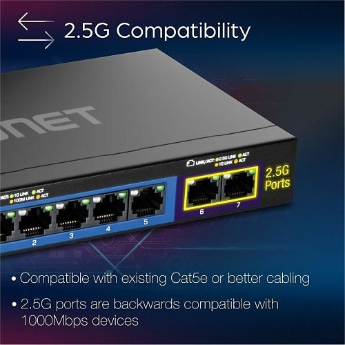 TRENDnet TEG-S327 7-Port Multi-Gig Network Switch