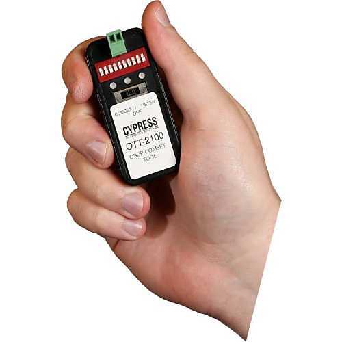 Cypress OTT-2100 Handheld OSDP Test COMSET Configuration Tool for Device ID and Baud Rate