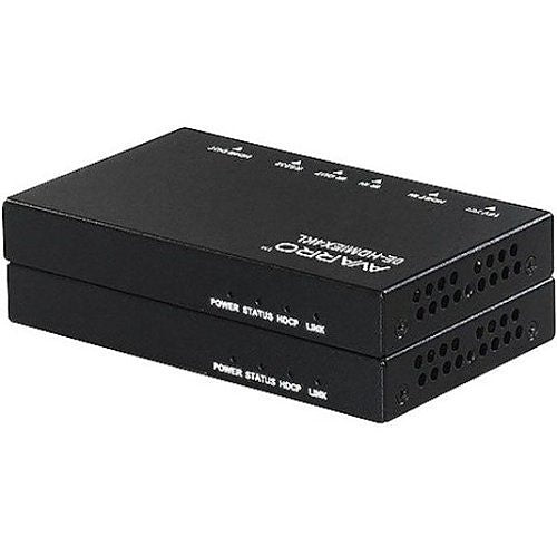 AVARRO 0E-HDMIEX4KL 4K 60hz HDBT PoE/HDCP 2.2 Extender, Black (Replaces HDMIEXT4K)