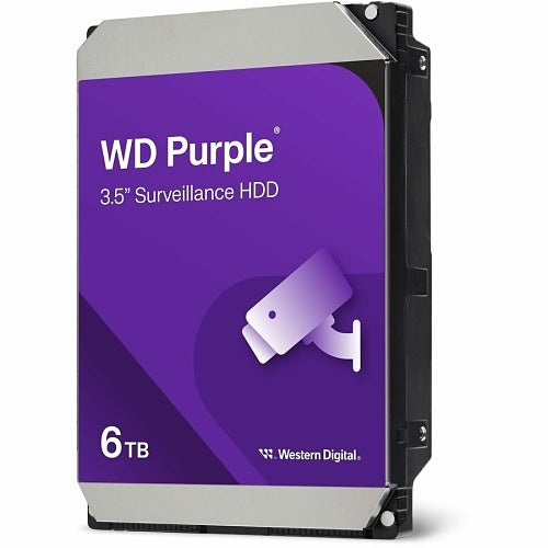 WD WD64PURZ Purple Surveillance HDD, 6TB