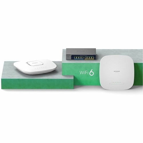 Netgear WAX638E-111NAS Wireless Access Point, Insight Managed Wi-Fi 6E Axe7800 Triband Access Pnt