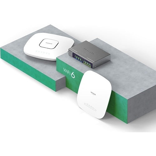 Netgear WAX618-111NAS Insight Managed Wi-Fi AX3000 Dual-Band Access Point with Multi-Gig PoE