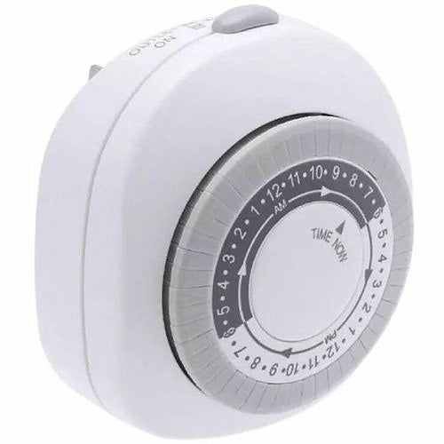 CAST CTTC Plug-In 24 Hour Electromechanical System Manual Time Clock, 1-Piece