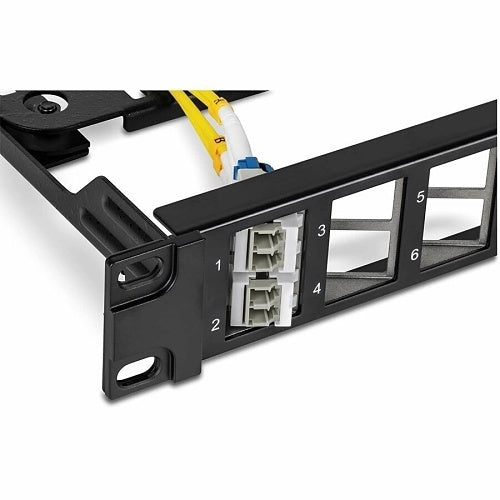 TRENDnet TC-KP24SA Blank Angled Keystone, Shielded Patch Panel, 24-Port, 1U