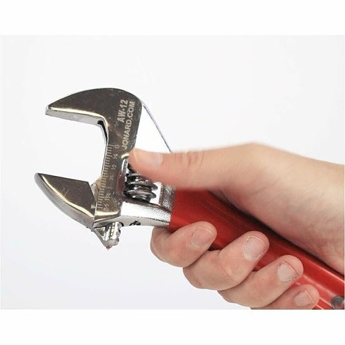 Jonard Tools AW-12 12\\" Adjustable Wrench with Extra Wide Jaws