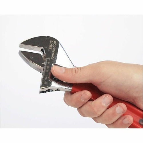 Jonard Tools AW-12 12\\" Adjustable Wrench with Extra Wide Jaws