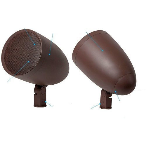 Russound AW6-LS-BR 6.5\\" 2-Way Landscape Speaker, Brown