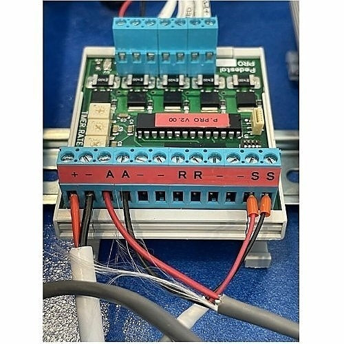 Pedestal Pro 156STA-AXIS-01-ALU Emergency Wall Station, Fits 2N IP Safety by Axis, Customizable, Aluminum, Powder Coated Dynasty Blue