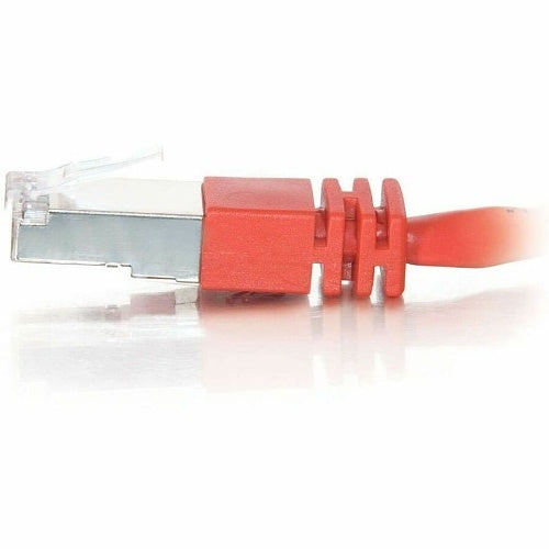 C2G CG27272 50\' Cat5e Snagless Shielded (STP) Ethernet Network Patch Cable, 24 AWG, Red