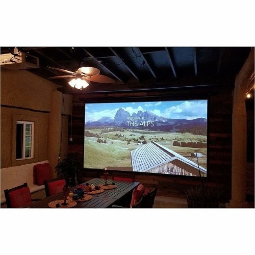 Elite Screens ELECTRIC180H2 Spectrum Series Electric Motorized Projection Screen, 180\\", Black