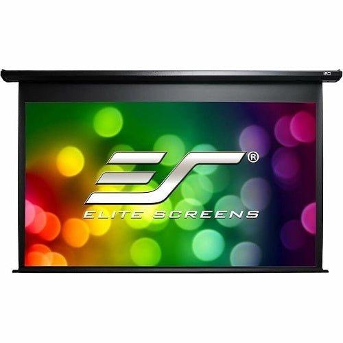 Elite Screens ELECTRIC180H2 Spectrum Series Electric Motorized Projection Screen, 180\\", Black