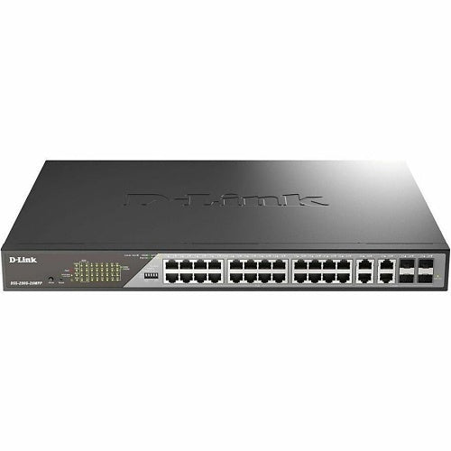 D-Link DSS-200G-28MPP 28-Port 10/100/1000 PoE Gigabit Ethernet Surveillance Switch