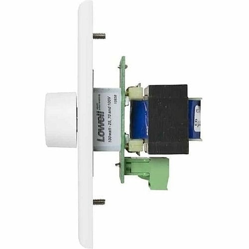 Lowell 100LVC-SW Single Gang Mono Autoformer Attenuator Volume Control with Rotary Switch, 100W