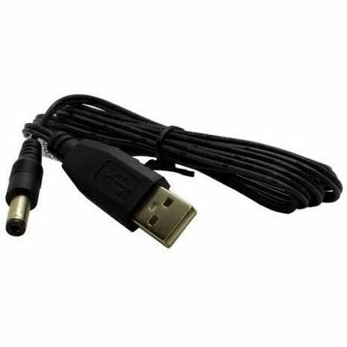 Lantronix USBC-AM-DC USB 2.0 Cable, Male to Barrel Connector Power