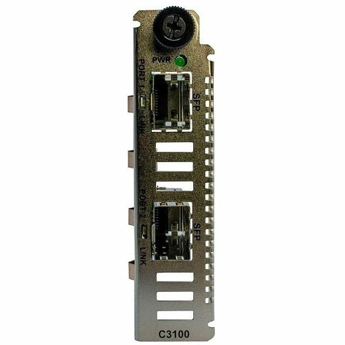Lantronix C3100-4040 Media Converter Multi-Rate Fiber to Repeater