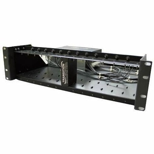 Lantronix E-MCR-05-OZ Ethernet Media Converter Rack Standard, 12V