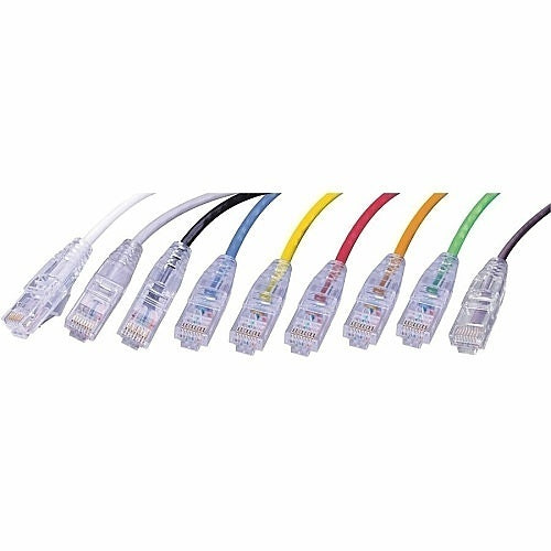 Evolution SCAT6-5RD Super Slim CAT6 UTP, 550 MHz Network Patch Cable, Red
