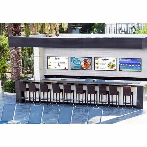 Neptune NT654 65\\" Full Sun Series Outdoor 4K HDR LCD Smart TV with Tilting Wall Mount