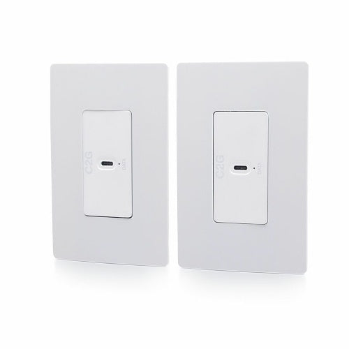 C2G C2G54275 Superbooster USB Camera Extender Over CAT Single Gang Wall Plate to Single Gang Wall Plate Kit