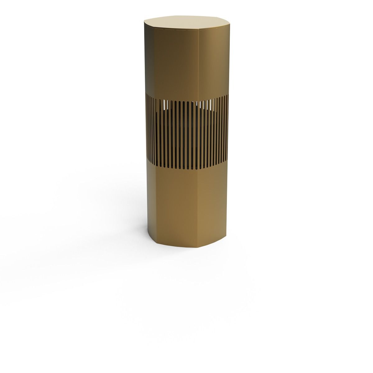 Luxury Bollard Spkr, 10in Sub, 360deg 6.5in 8hm/70v, Champag
