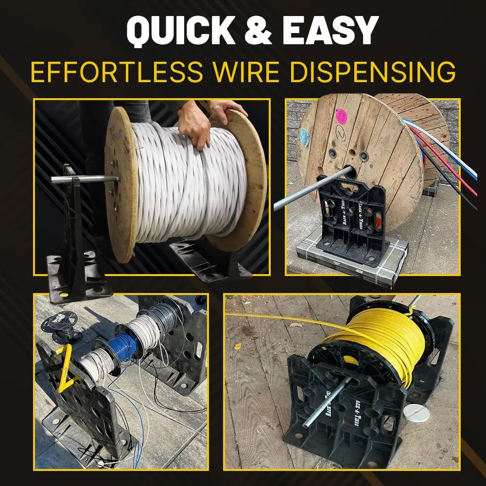 Rack-A-Tier Wire Dispensing Stand