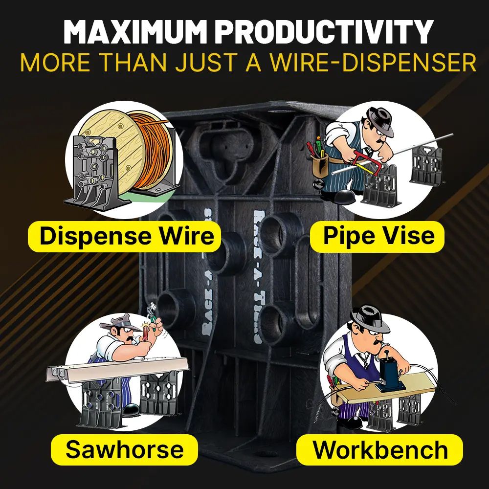 Rack-A-Tier Wire Dispensing Stand