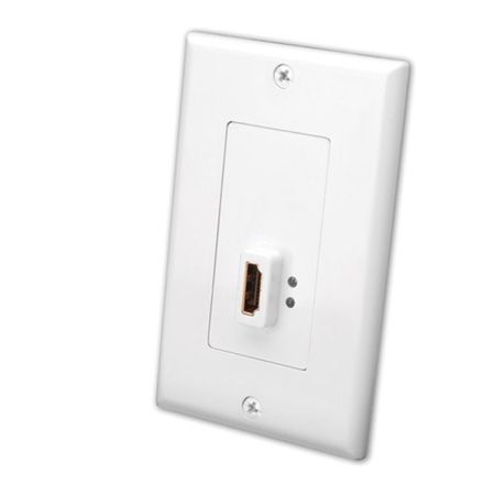 1080P HDMI DECORA WALL PLATE W- EXTENDER