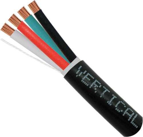 Speaker Wire, Builder Grade 14-4, 500pi. (41 Strand), Black