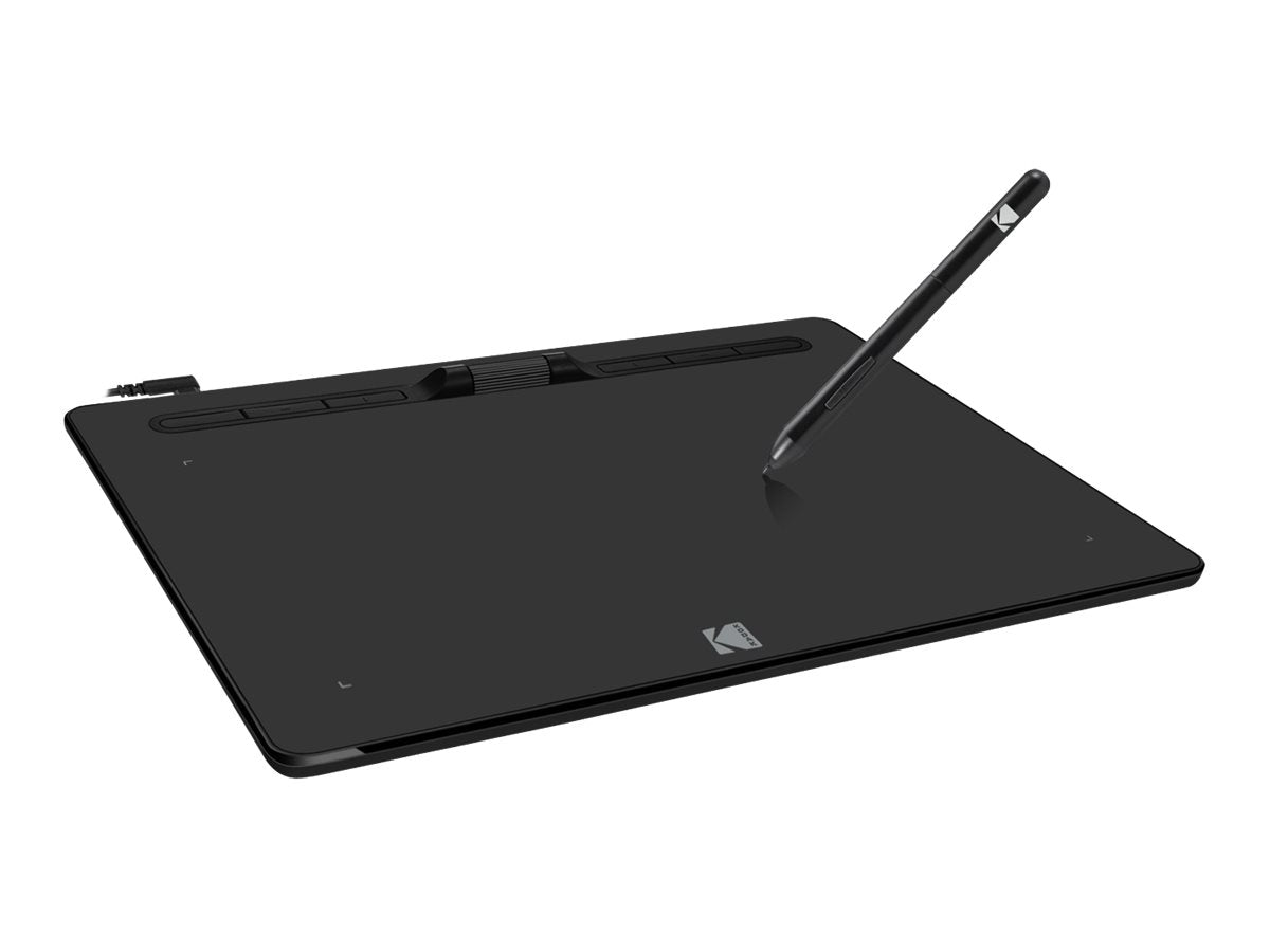 Adesso Graphic Tablet CyberTablet K10 10in x 6in Stylus with Artrage Lite Software 8192 Pressure Sensitivity Levels PC/Mac - Black